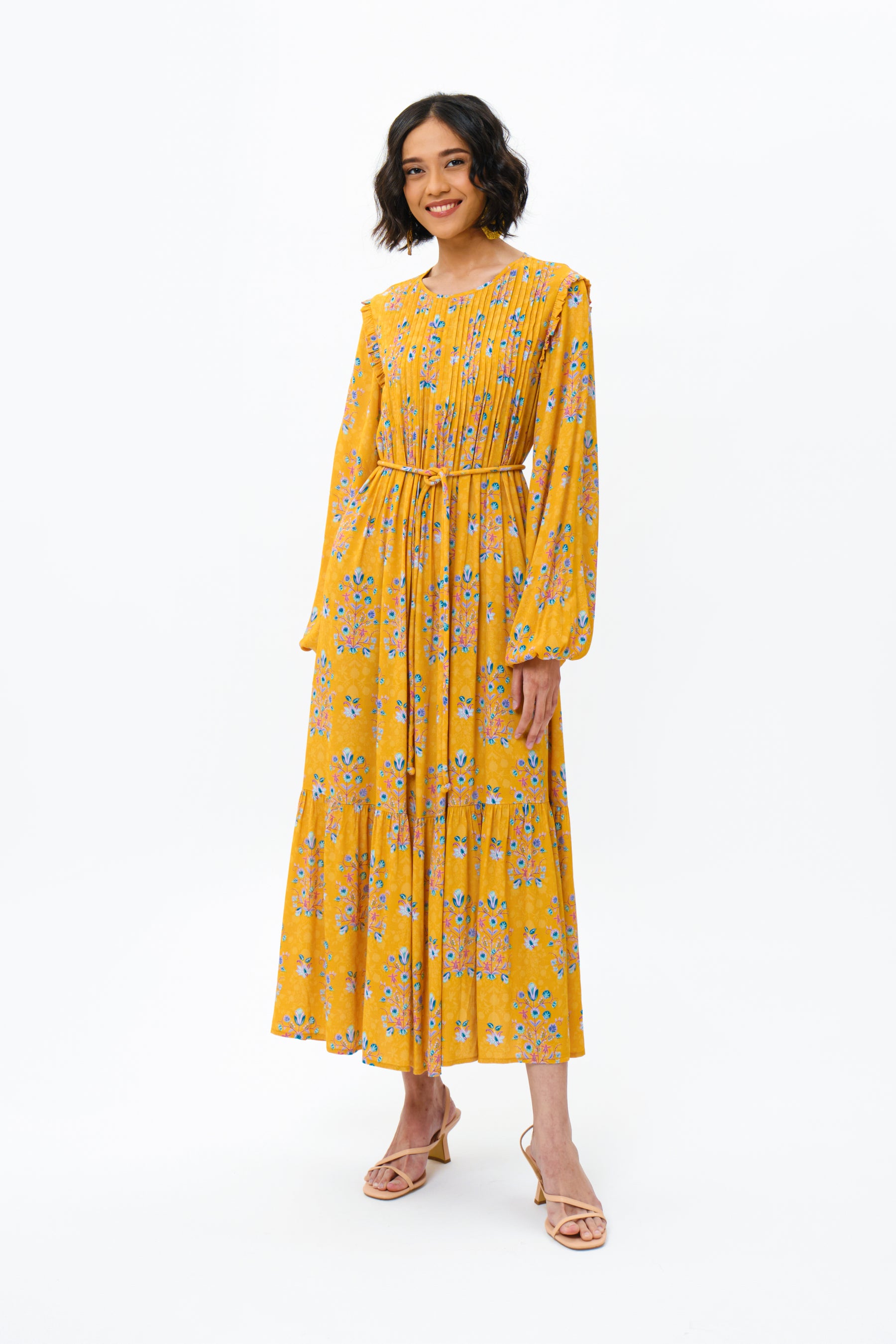 NURA Dress in Yellow Anggrek