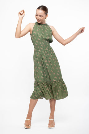 ASA Dress in Green Cabe